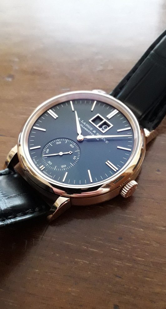 A Lange & Sohne Saxonia Outsize Date – a lesson in symmetry, class, and simplicity!